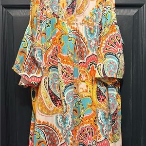 Spense Multicolor Paisley Blouse